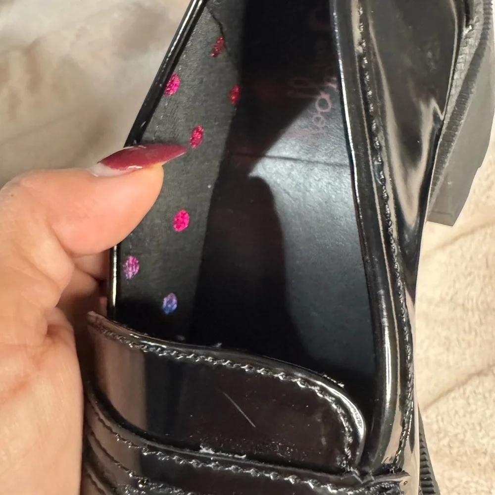 Jellypop Shiny Black Dress Loafers